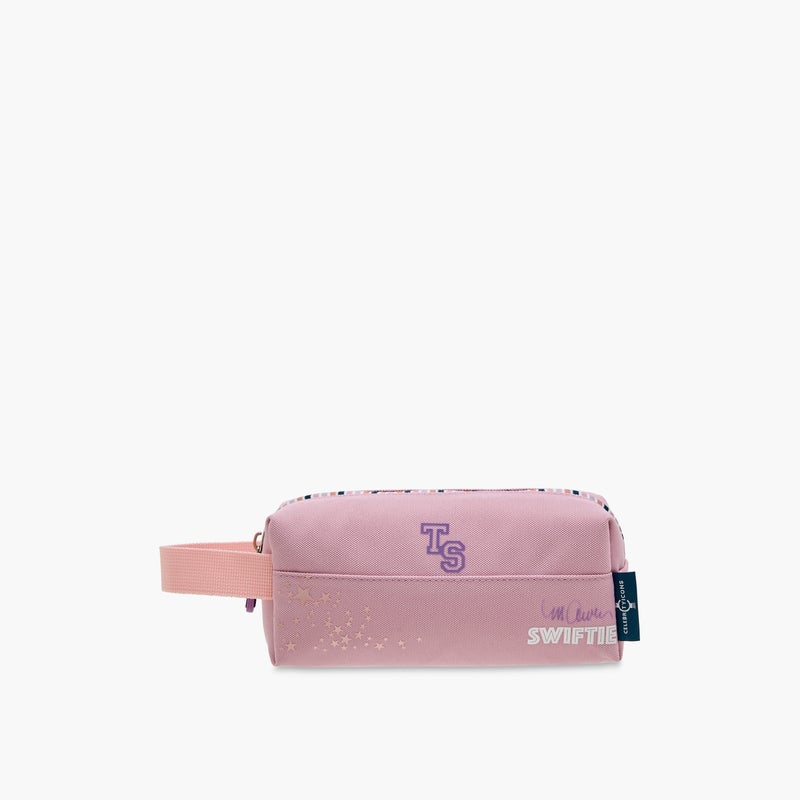 celebrity_icons Pouch-1Cmprt-Ts-Star-4L-Girls (Polyester) Pink \ 21X7X8 - Image 1